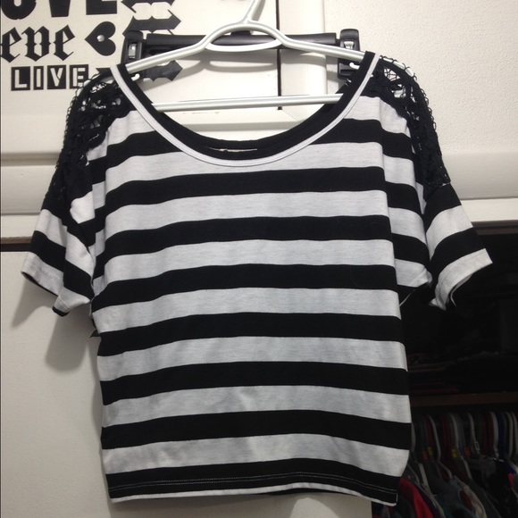 Black and white shirt