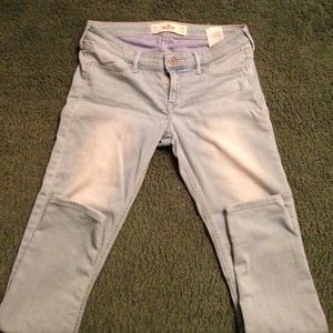 Light wash jeggings