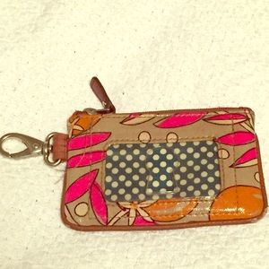 Lucky Brand floral wristlet