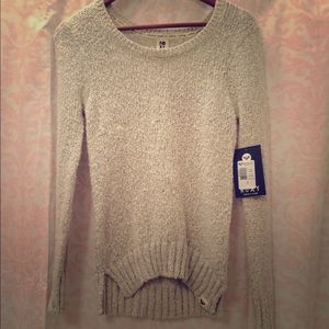 NWT cremè Roxy sweater