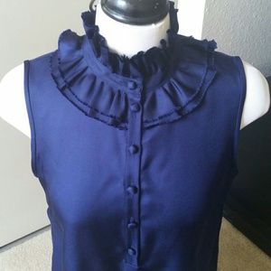 Kate spade royal blue top cute elegant new