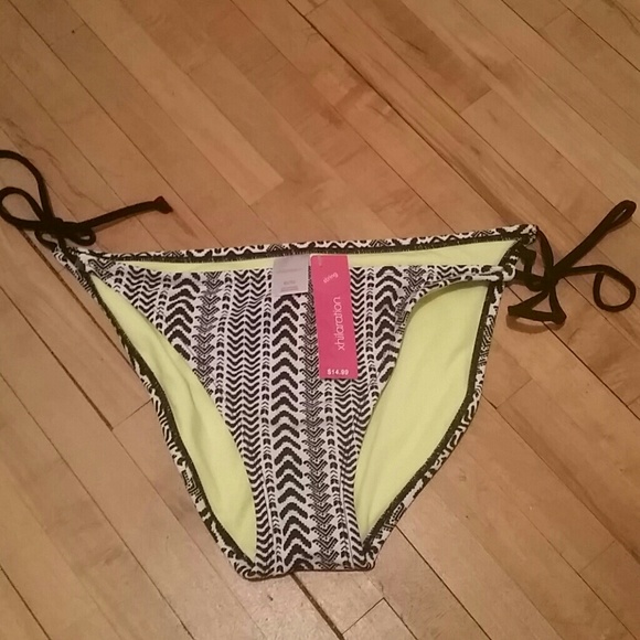 String Aztec Xhilaration bikini bottom