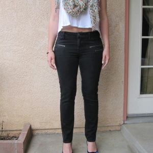 Black Simply Vera Wang Skinny Jeans