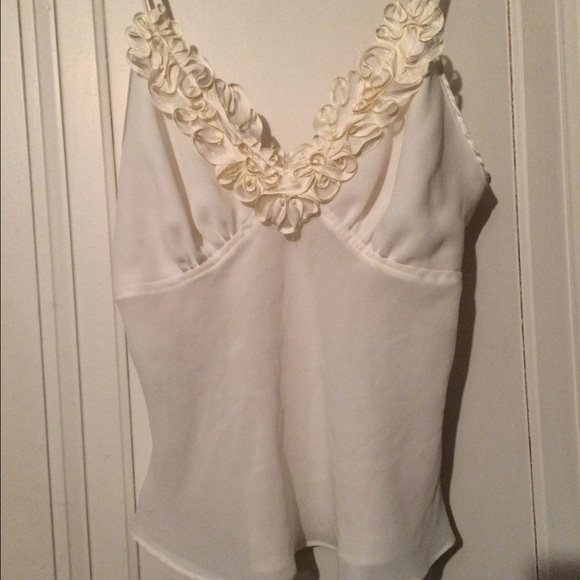 Delicates semi sheer tank shirt