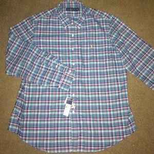 Polo long sleeve button up