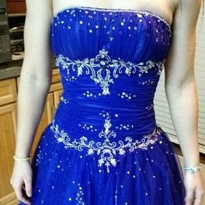 Purple prom dress