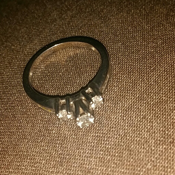 3 stone diamond ring *past, present, future*