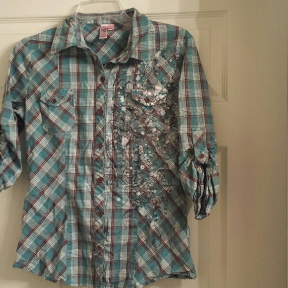 Button down cowgirl shirt