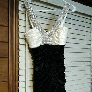 Black and White Prom Dress