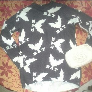 Forever 21 bat sweater