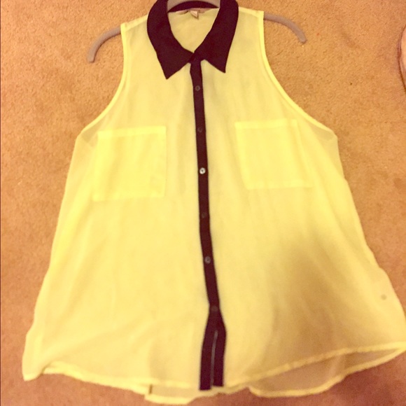 Neon yellow top