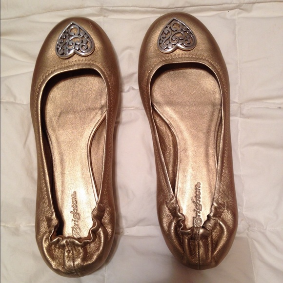Gold Brighton shoes