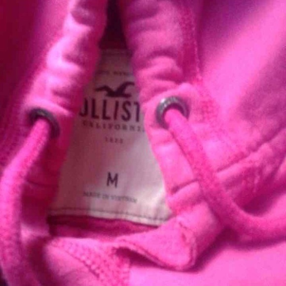 Pink Hollister hoodie - Picture 3 of 3
