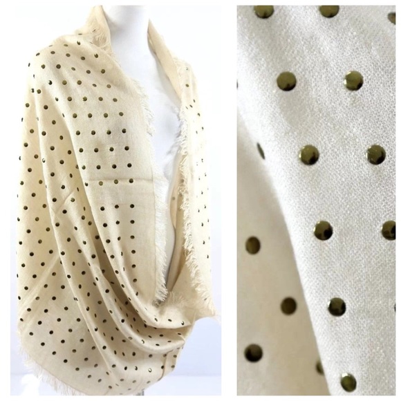 Metal Stud Infinity Scarf - Picture 2 of 3