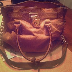 Michael Kors Suede Hamilton Bag