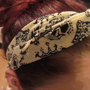 Crown Print Headband