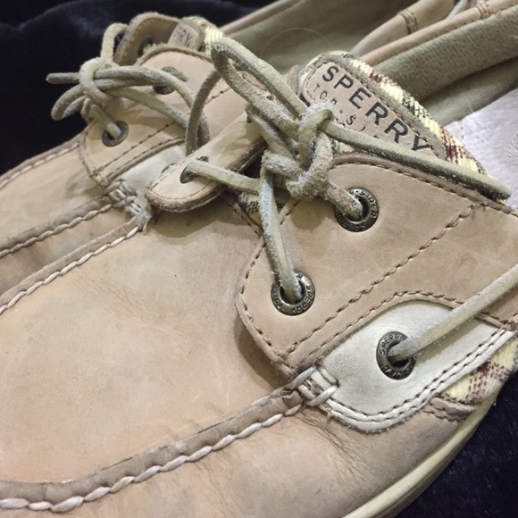 Sperry Top sider plaid size 10 women's