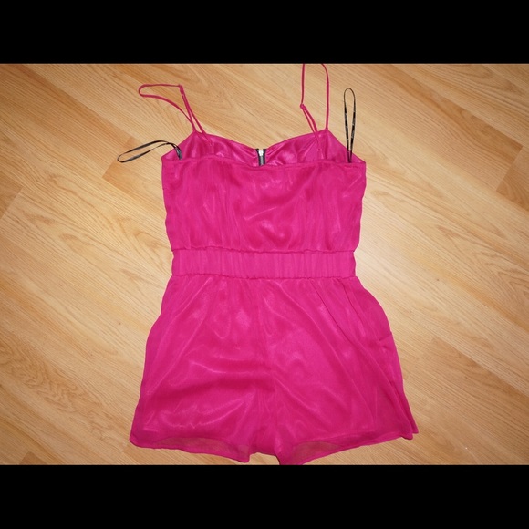 Magenta Romper - Picture 2 of 2