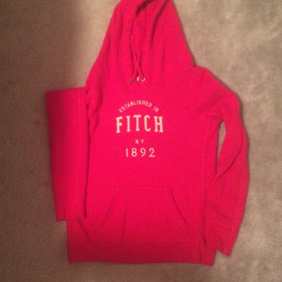 Abercrombie red hoodie