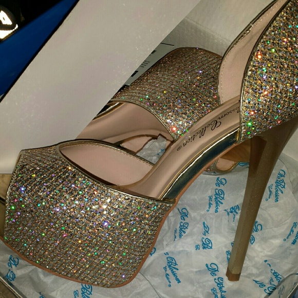 Gold heels