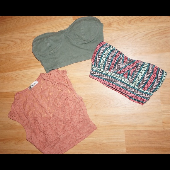 Bundle crop tops