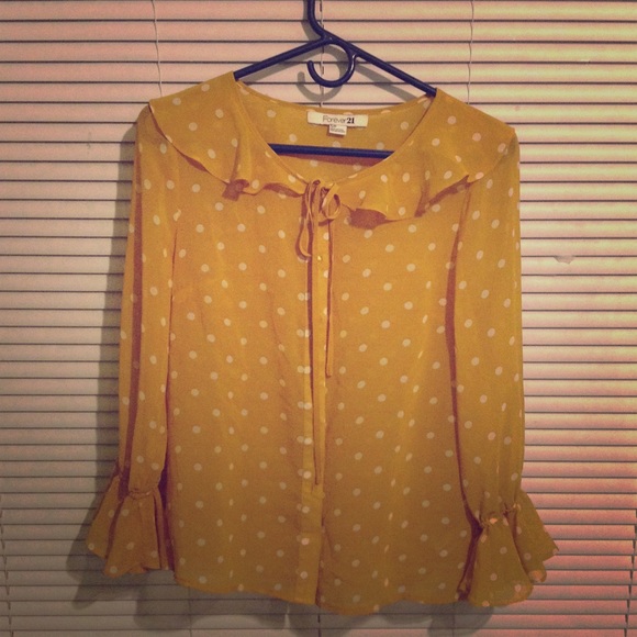 Yellow blouse