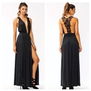 Beautiful black lace back dress! BRAND NEW!