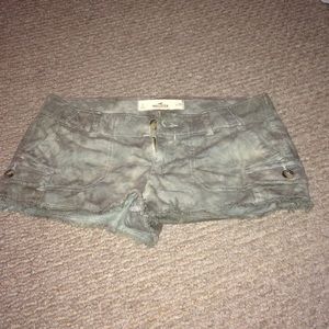 Green hollister shorts