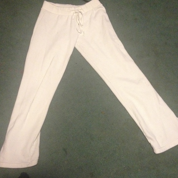 White sweatpants