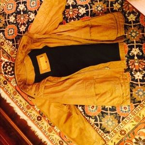 Men's Size Large Leather Timberland Jacket