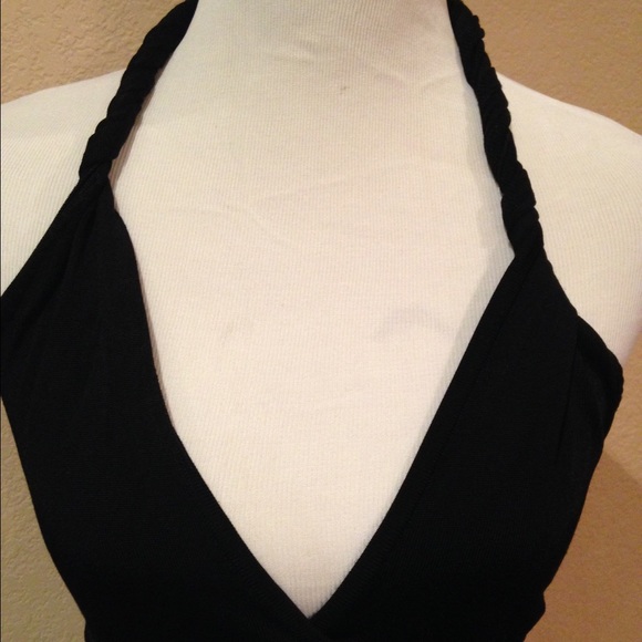 Bebe • Silk Low Cut Flowy Dress - Picture 4 of 4