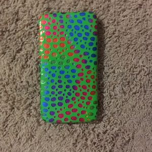 Neon Leopard Print Wallet