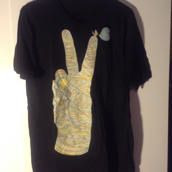 Never shout never band tee