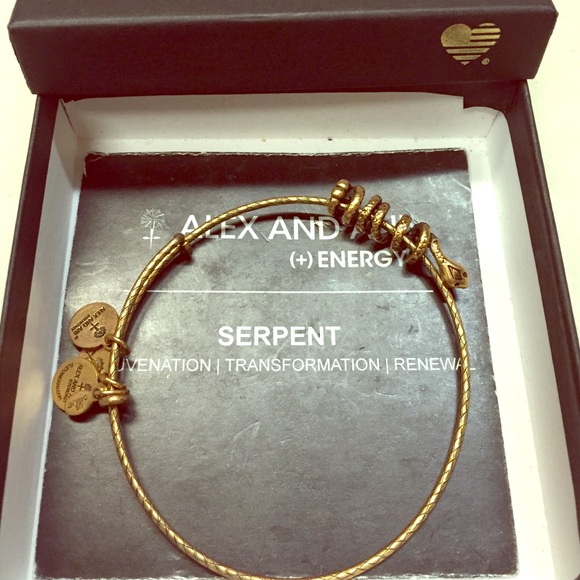 Snake Gold Bangle