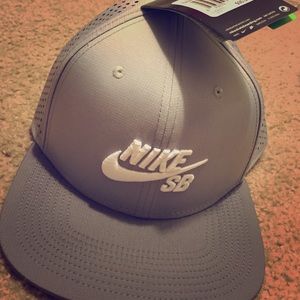 Grey Nike SB SnapBack