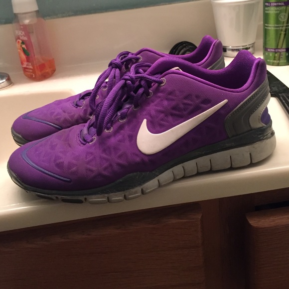 Purple Nike Free Fit 2