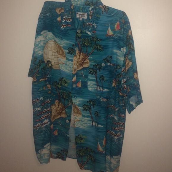 Oversized Hawaiian shirt