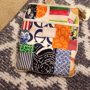 Coach-style crossbody bag