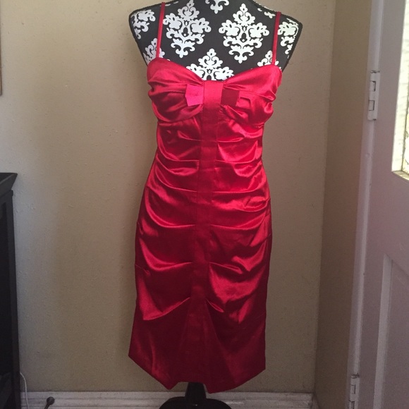 Royal red dress