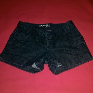 Express Denim shorts.