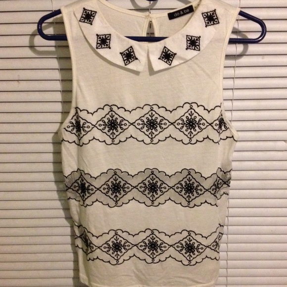 White collar shirt