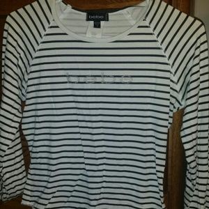 🚫SOLD🚫 Bebe quater sleeve shirt