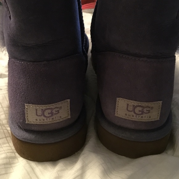 ugg boots size 8 purple