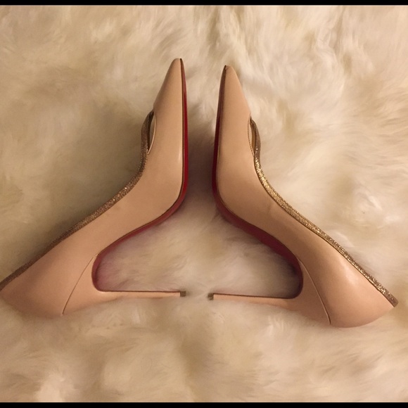 Sold Christian louboutin princess nude heels 100mm - Picture 4 of 4