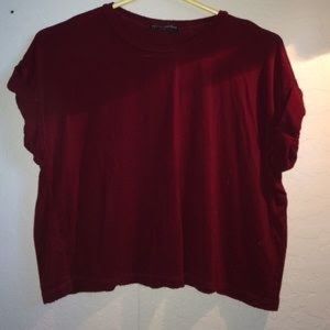 Soft maroon T