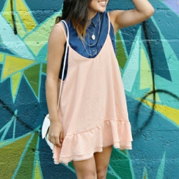 Brandy Melville Dresses & Skirts - ❤️SOLD❤️Peach grace dress