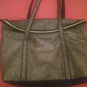 VS Gold Sparkle Weekender Bag