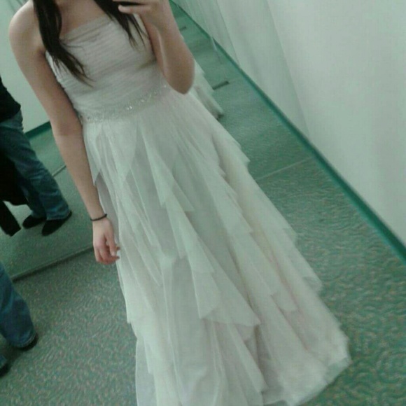 Tan/nude Prom dress