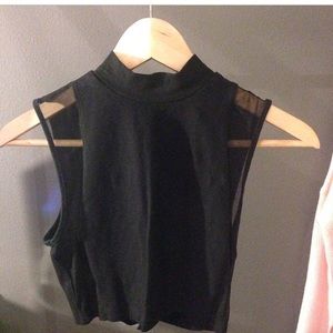 Mesh crop top