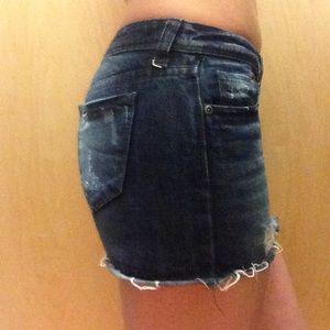 Denim Super Mini Skirt